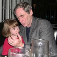 Sophia Lillis with grandfather- childhood