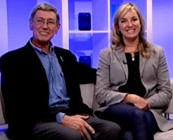 Tamzin Outhwaite with dad Colin Frank Outhwaite