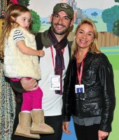 Tamzin Outhwaite with Tom Ellis & Florence