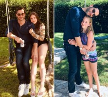 Tom Ellis with daughter